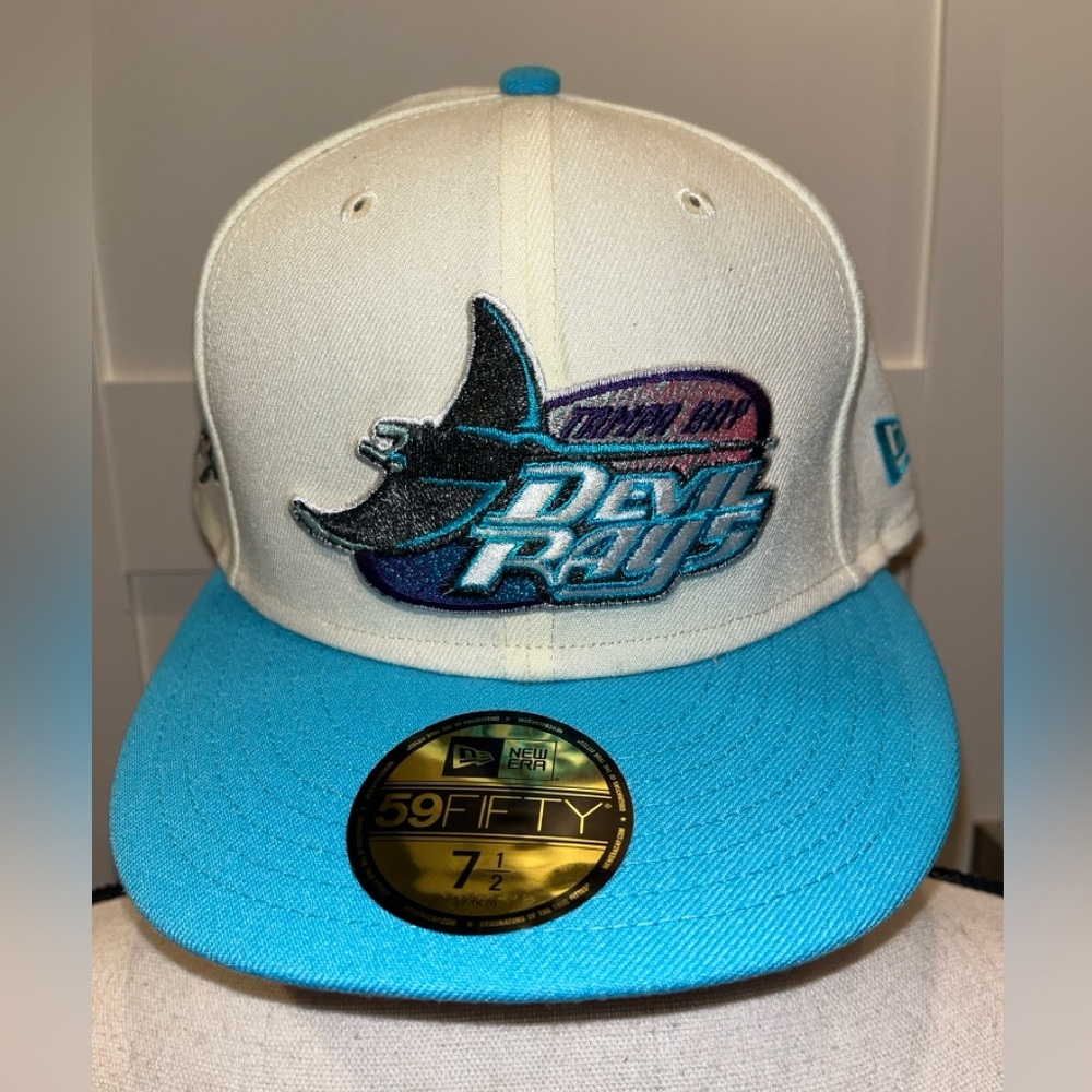 New Era Tampa Bay Devil Rays Hat 7 1/2